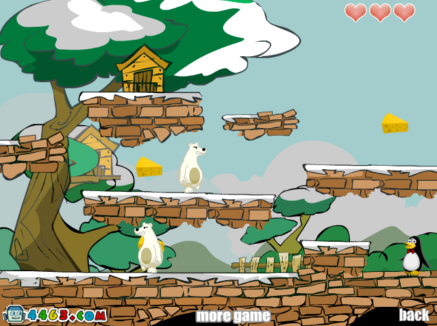 Penguin Steal Cheese