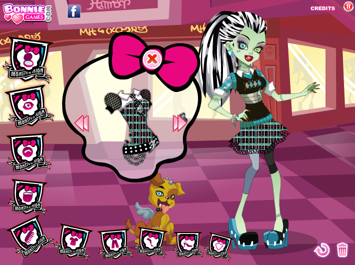Monster High Series: Frankie Stein Dress Up