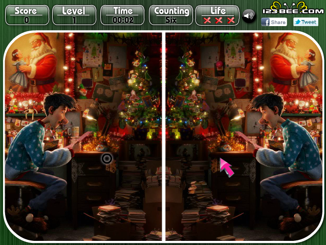 Arthur Christmas - Spot the Difference