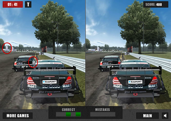 Racing Cars Differences