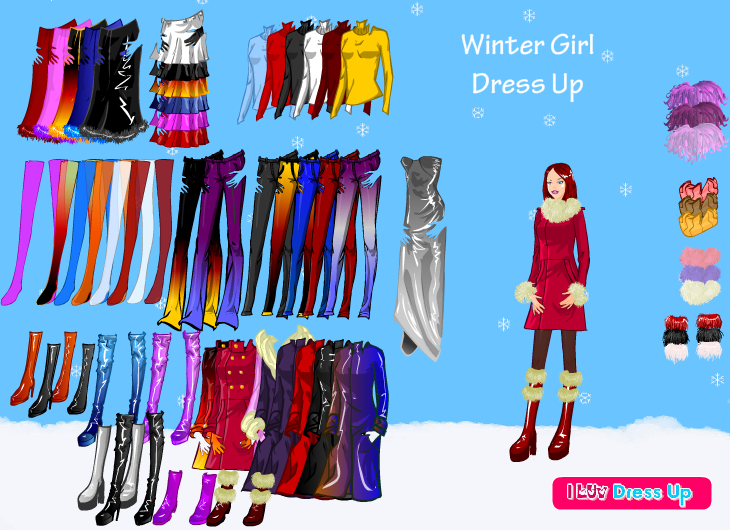 Winter Girl Dress Up