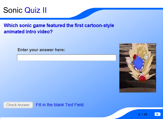 Sonic Quiz 2