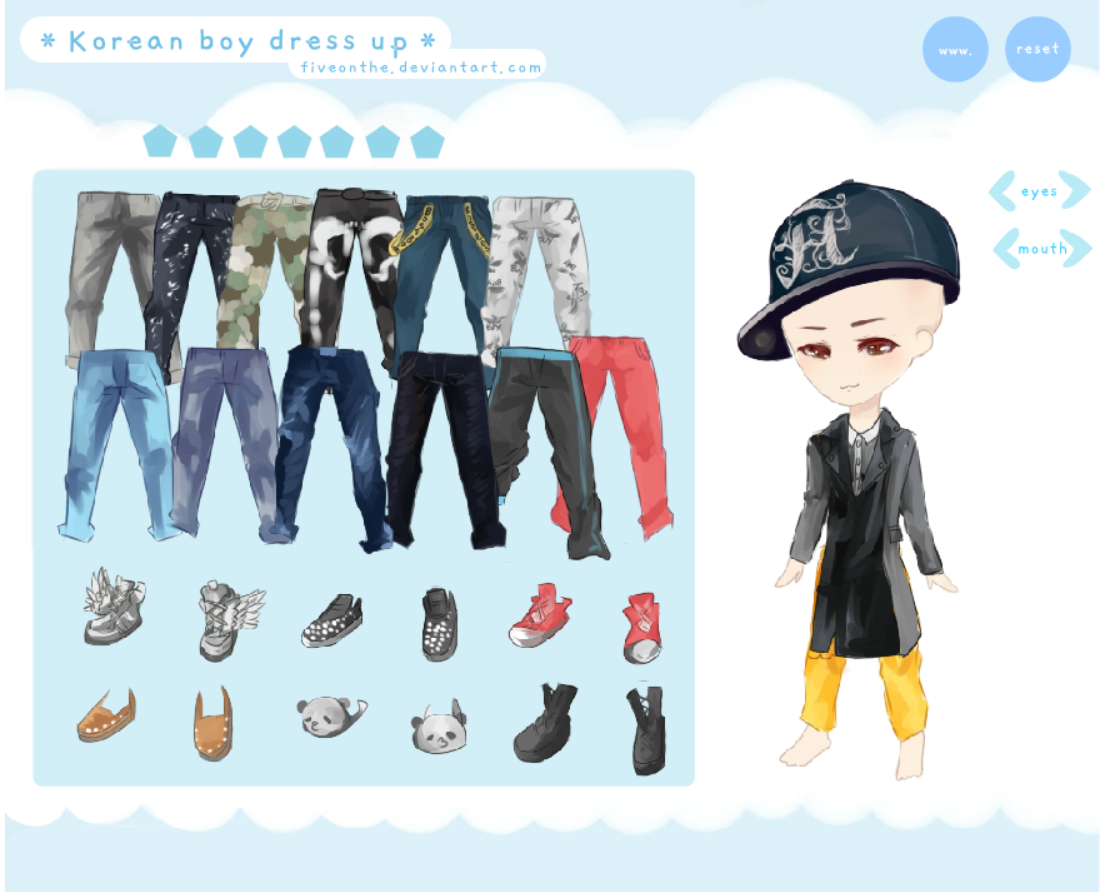 ~ KOREAN BOY IDOL Dress up ~