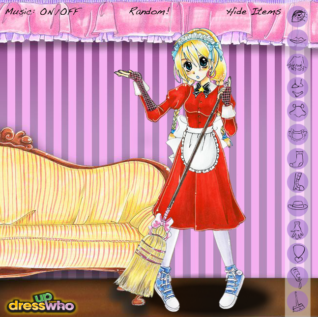 Rock Maid Dressup Game