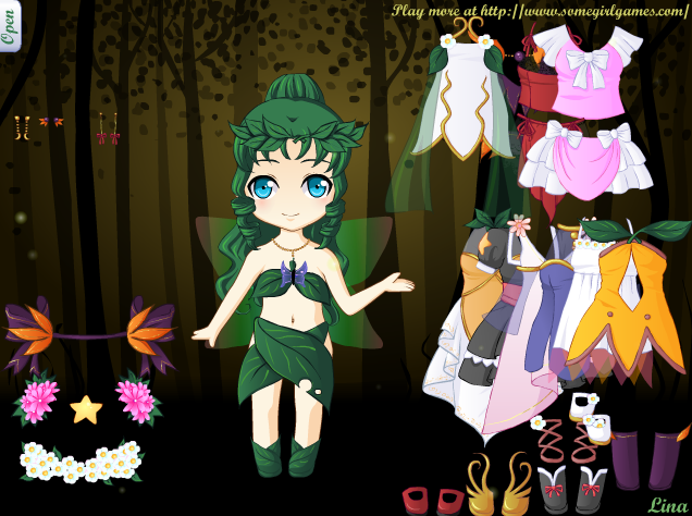 Little fairy dress up game