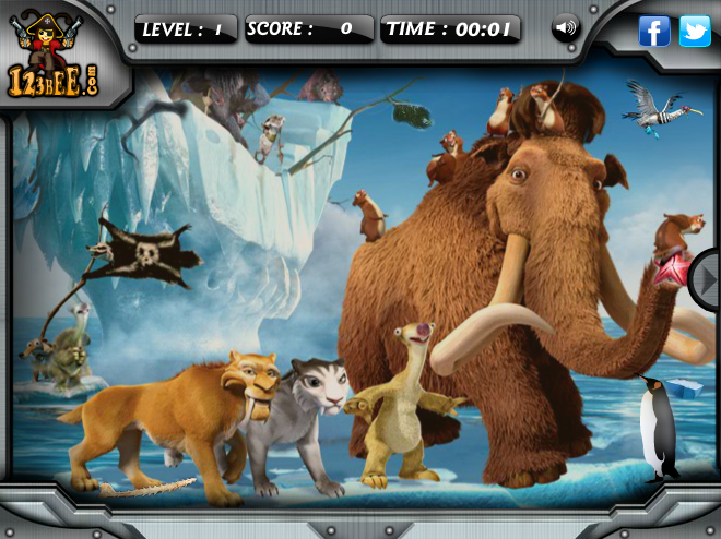 Ice Age 4 - Hidden Objects