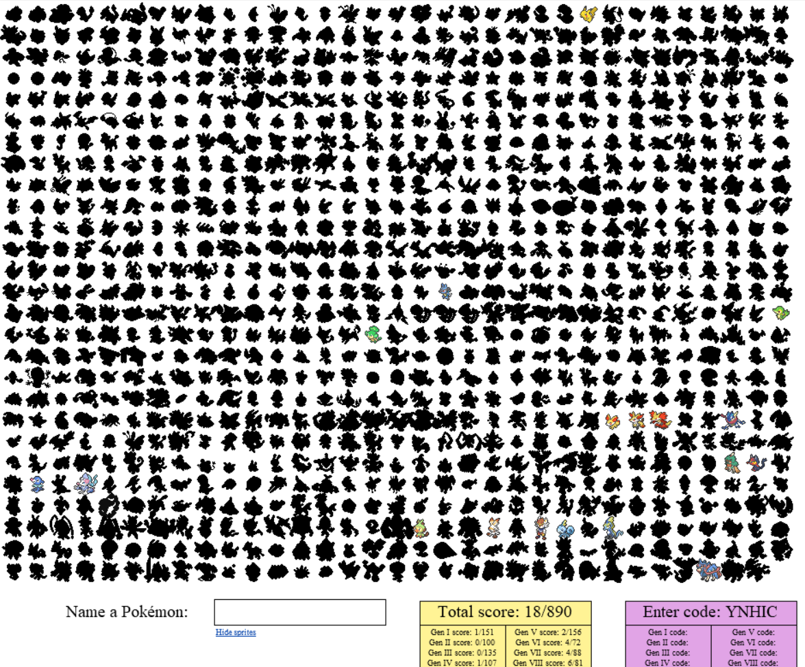 ALL 890 POKEMON! (FLASH QUIZ)