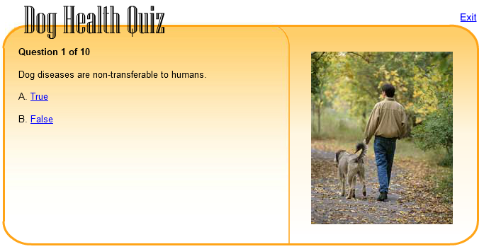 Dog Health Quiz