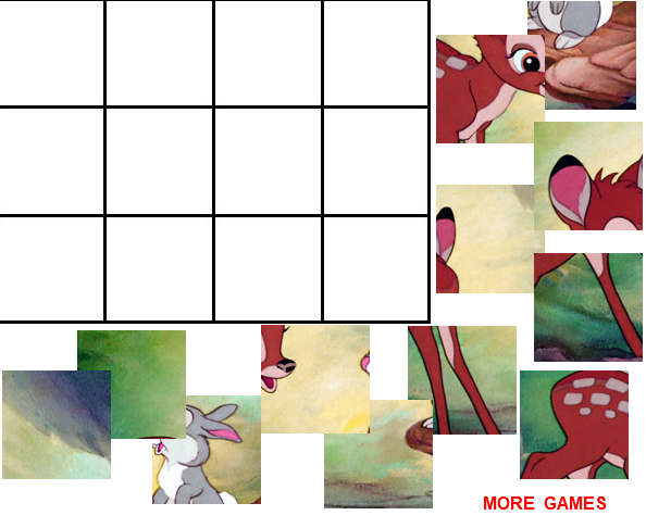 Bambi Learns the First Words Jigsaw