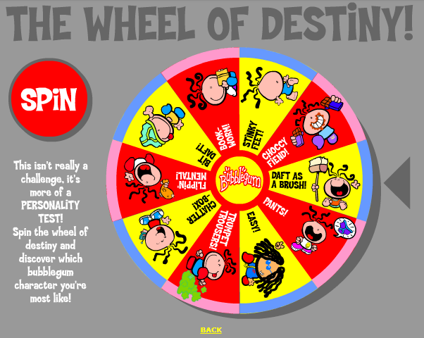 The Wheel of Destiny!