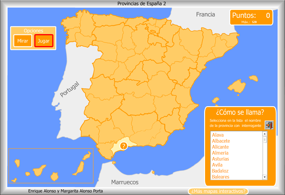 Provincias de España - ¿Cómo se llama?