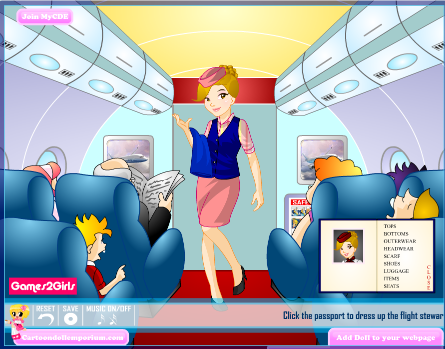 Stewardess Dress Up