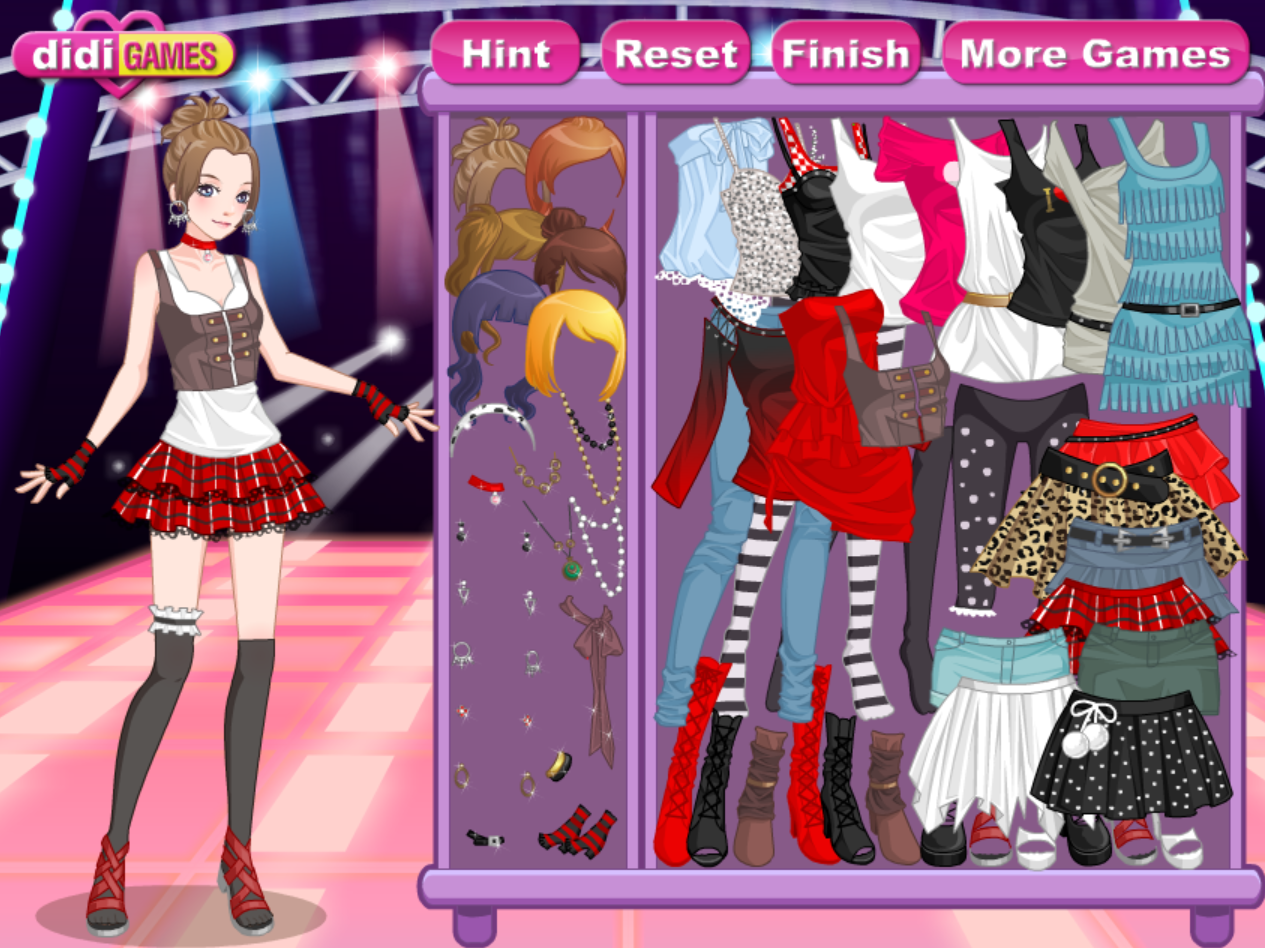 Dancing on the Stage Dress Up Game