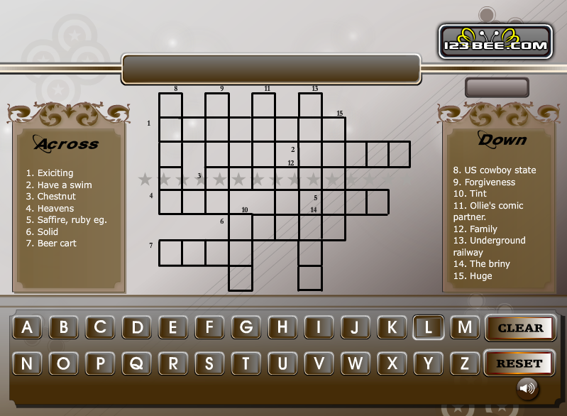 Crossword Game Play - 53