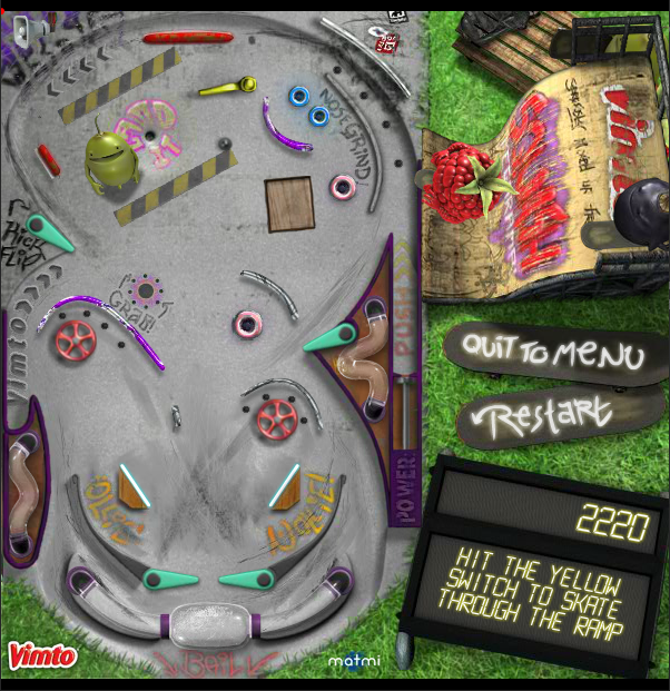 Vimto: Skate Park Pinball