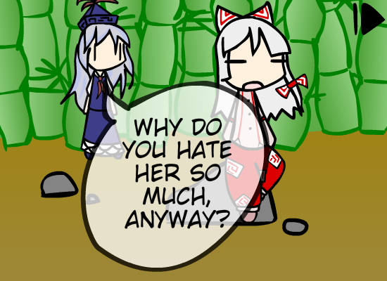 Find out why Mokou and Kaguya hate each other!