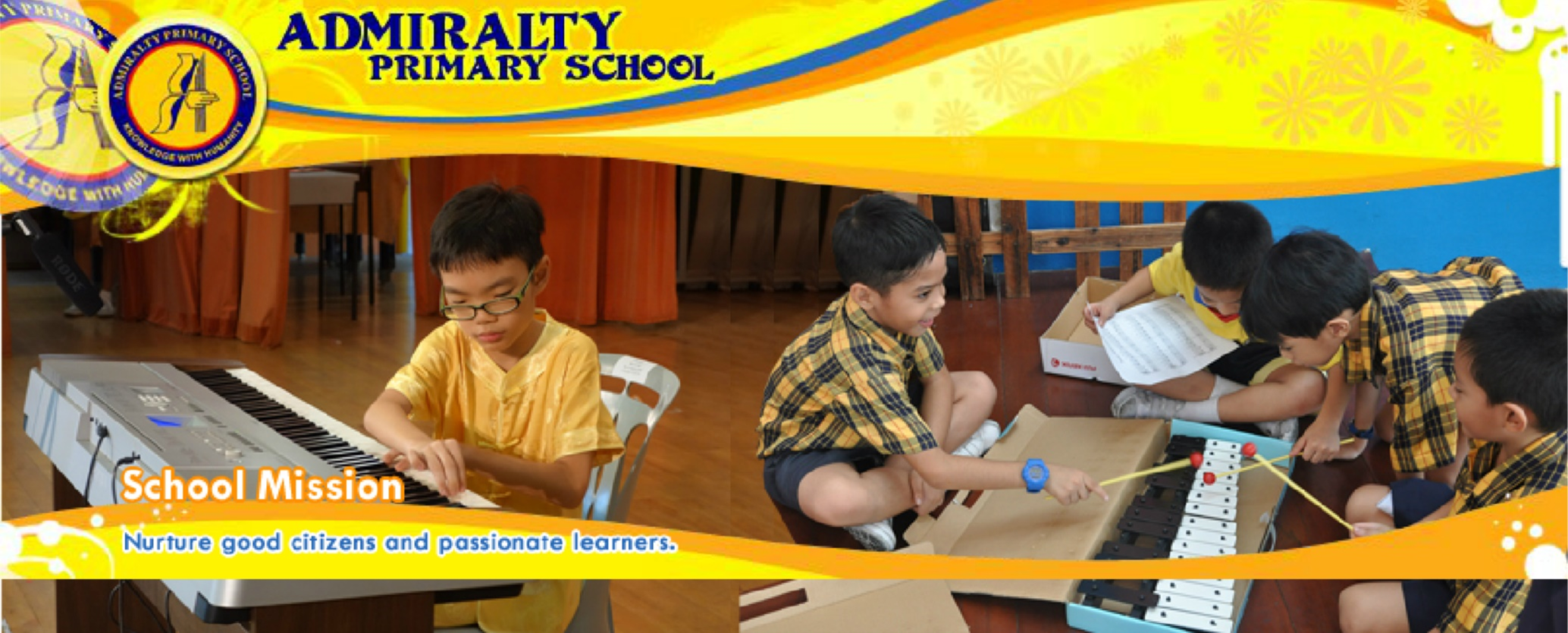 Admiralty Primary School Website Header (Singapore)