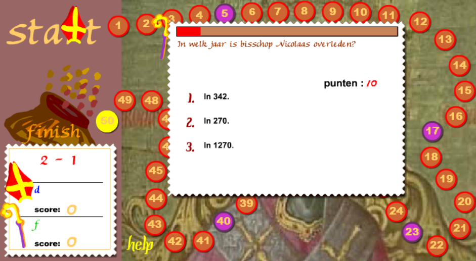 Sinterklaas Ganzenbord