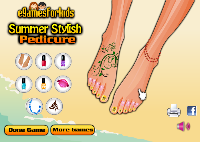 Summer Stylish Pedicure