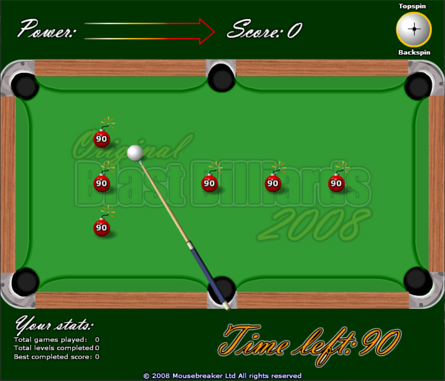 Original Blast Billiards 2008