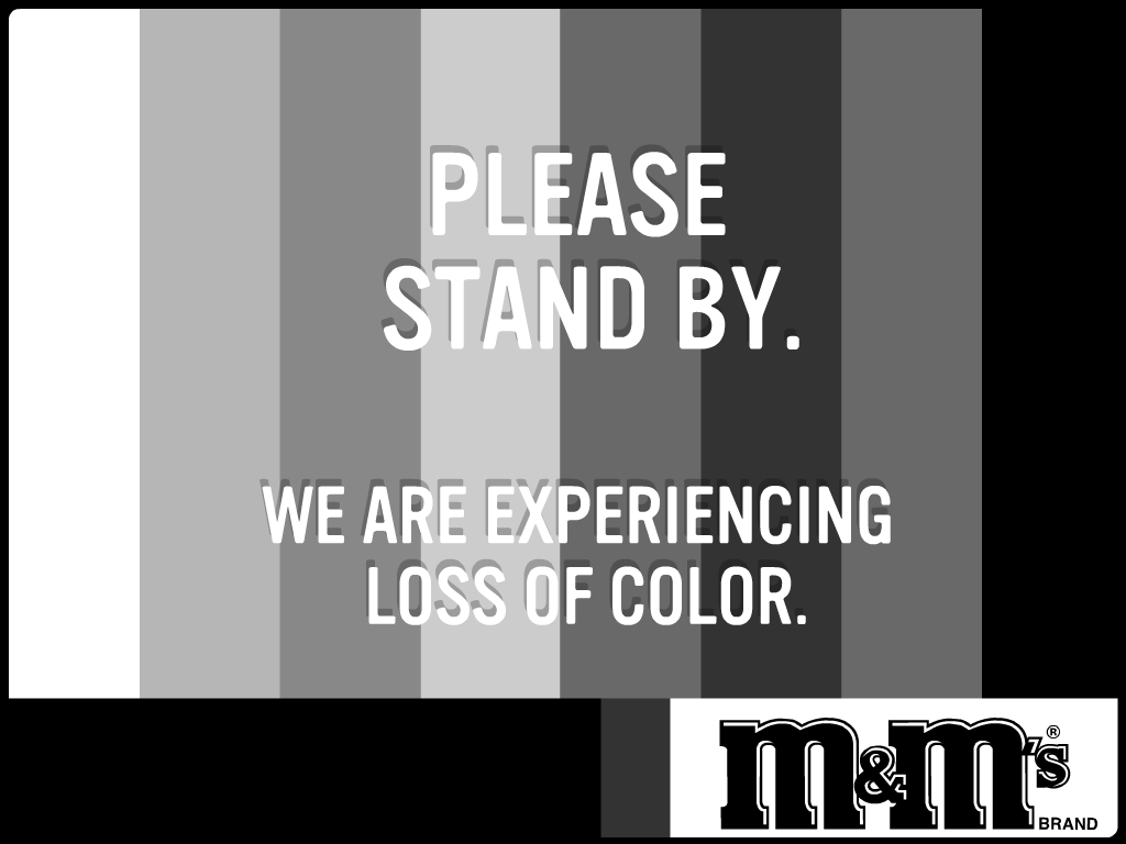 M&M's Test Pattern Screensaver