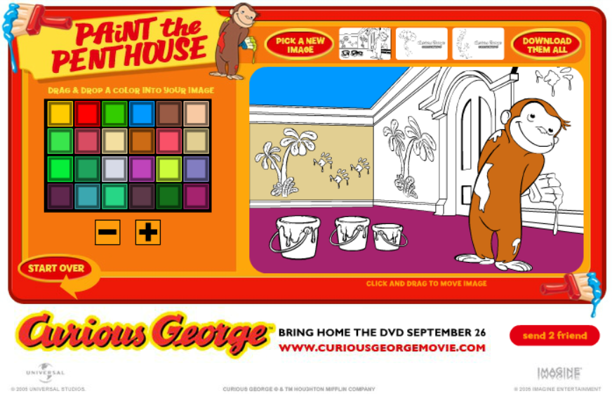 Curious George: Paint the Penthouse