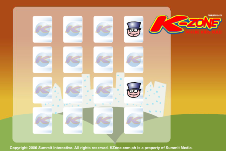 K-Zone Memory Game!