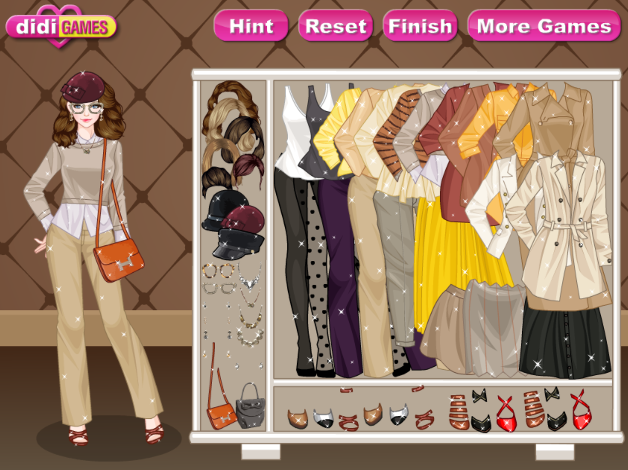 Vintage Autumn Dress Up Game