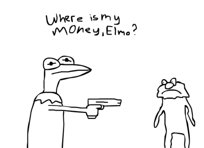 Kermit And Elmo Settle A Debt