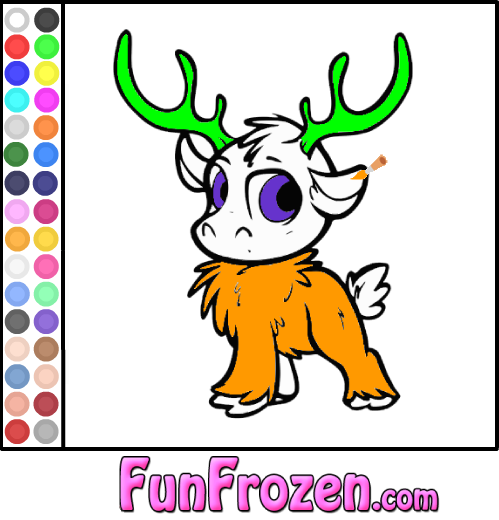 Coloring Baby Sven