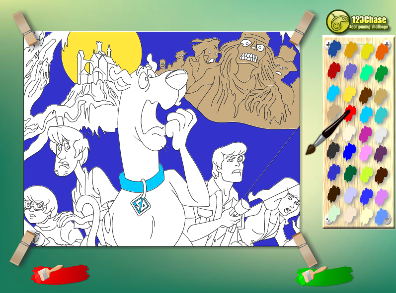 Scooby Doo Zombie Island Kids Coloring