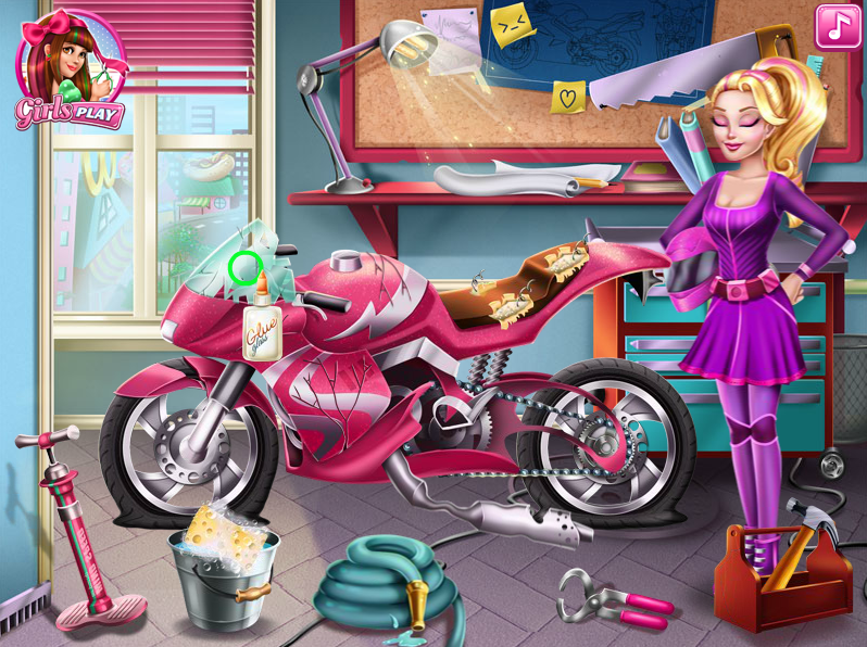 Girls Fix It: Barbie Spy Motorcycle