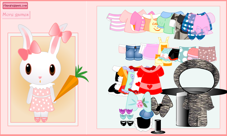 Cute Rabbit Dress Up