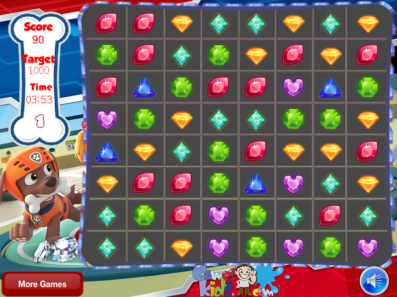 Paw Patrol: Jewel Match
