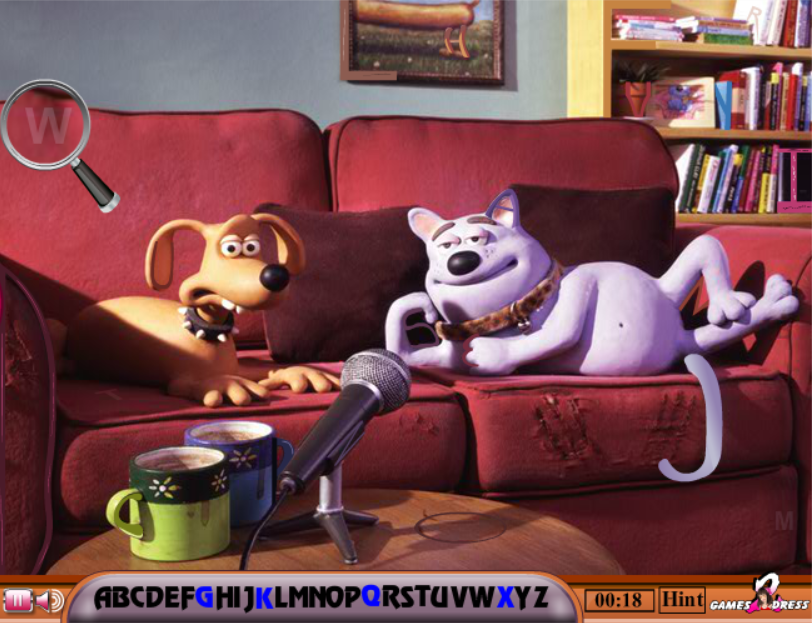 Hidden Alphabets Wallace & Gromit