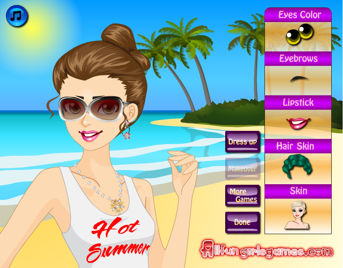 Summer Sunglass Girl