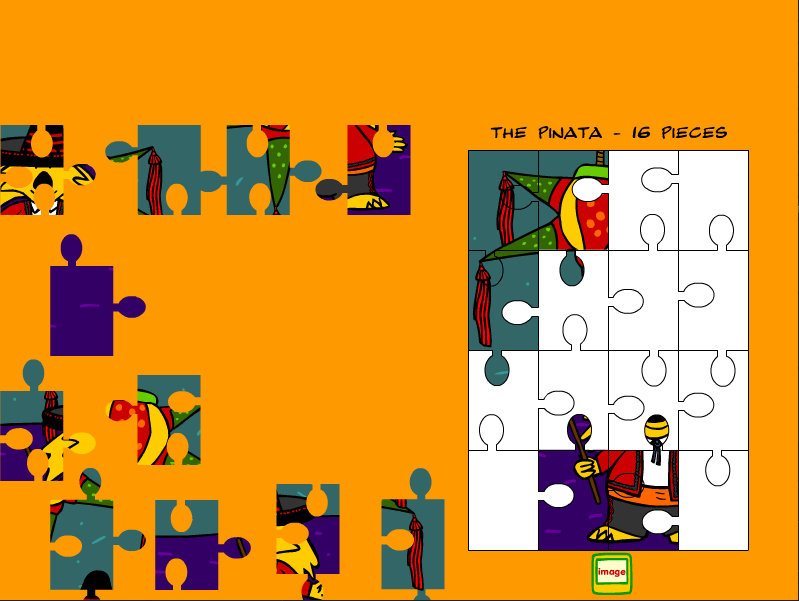 The Pinata - 16-Piece Puzzle