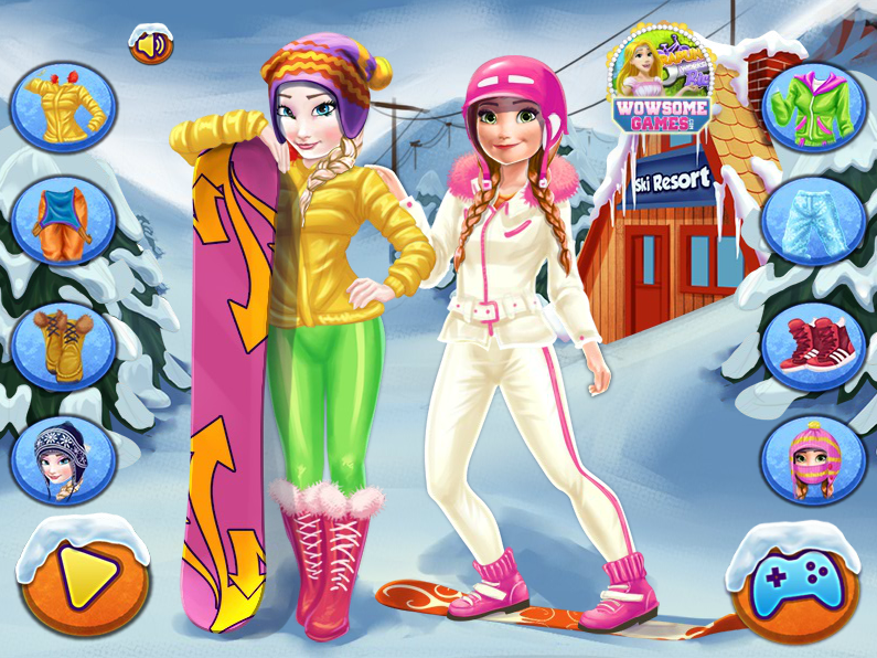 Elsa & Anna Winter Vacation