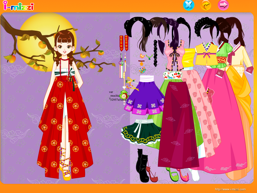 Traditional Girl Dressup