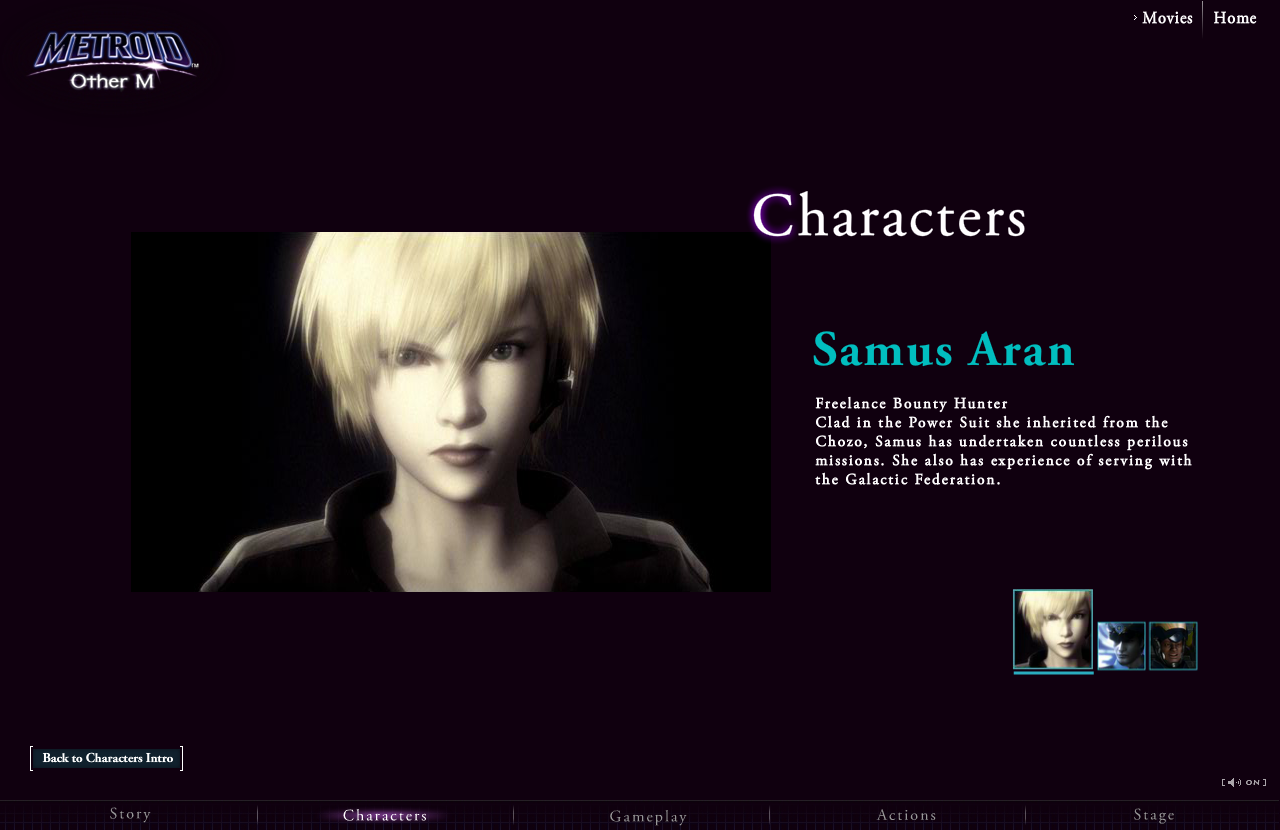 Metroid: Other M Microsite