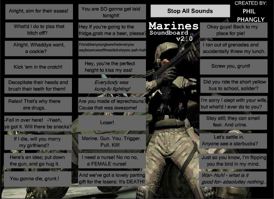 Halo Marines Soundboard v2.0