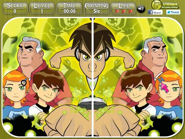 Ben 10 - Spot the Difference