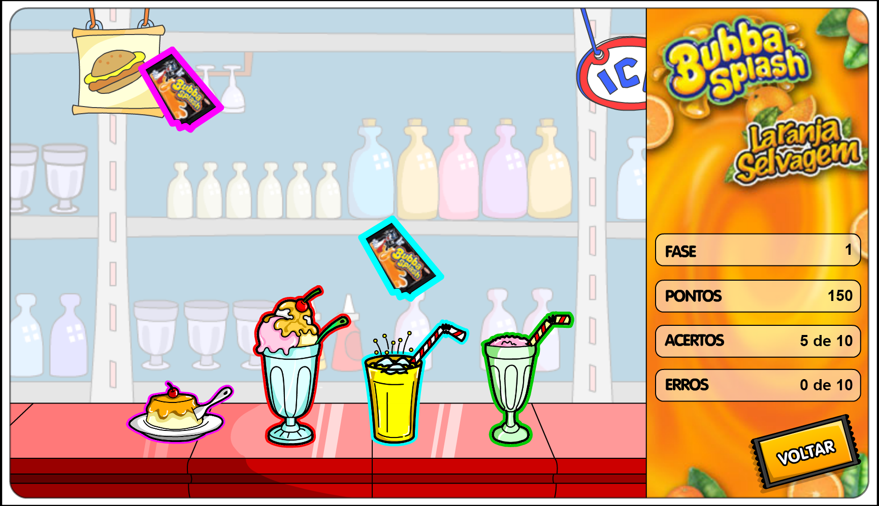 Bubba Splash Laranja Selvagem - Lanchonete