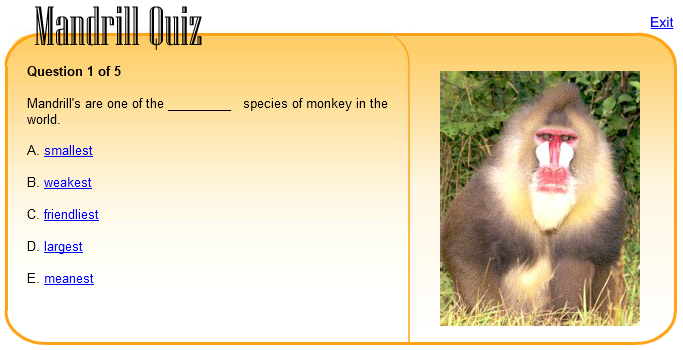Mandrill Quiz