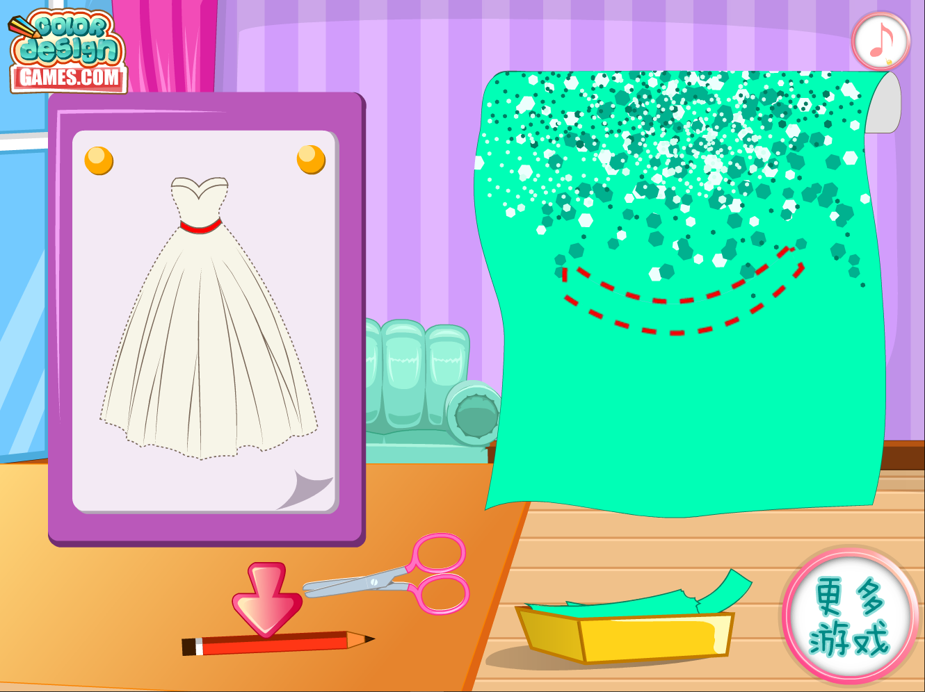 灰姑娘舞会礼服设计