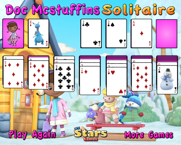 Doc Mcstuffins Solitaire