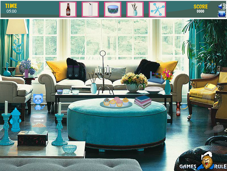 Turquoise Room Objects