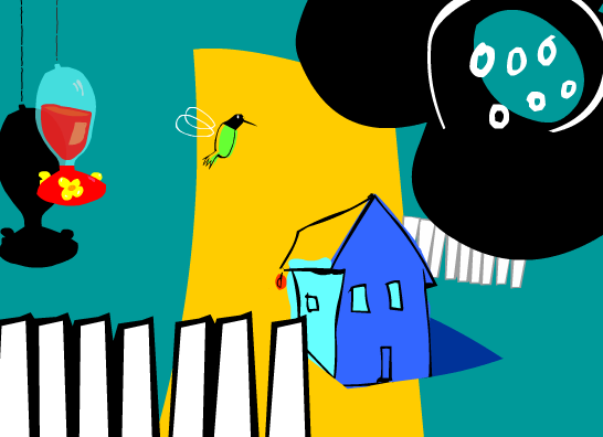 Color Blind Hummingbird