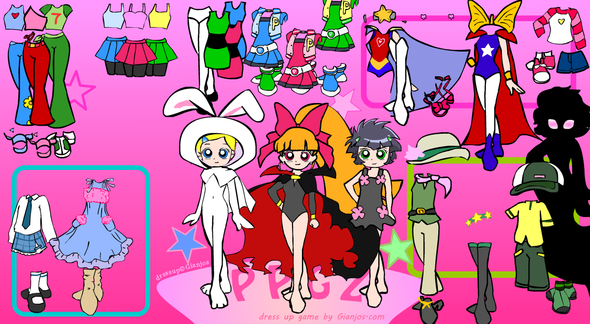 Dress Up Game Powerpuff Girls Demashita Z