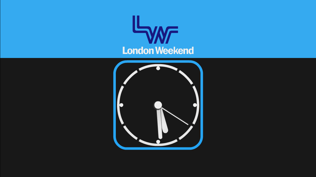 London Weekend Clock - Widescreen